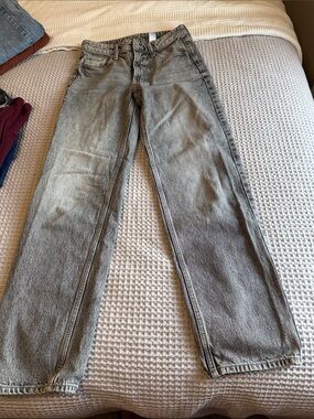 H&M Women's Grey baggyJeans